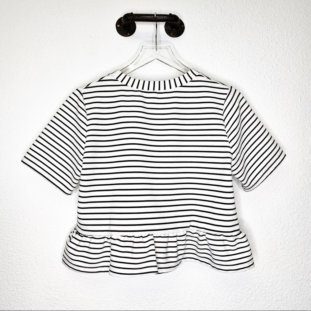 Papaya Striped Ruffle Top - Picture 5 of 5